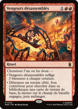 Vengeurs désassemblés