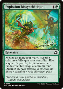 Explosion biosynthétique