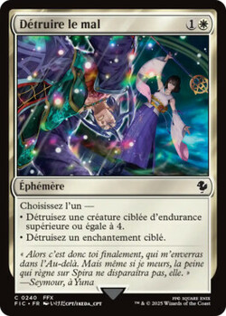 Détruire le mal