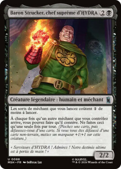 Baron Strucker, chef suprême d'HYDRA
