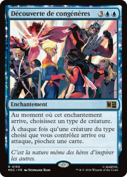 Découverte de congénères