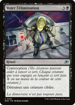 Voter l'élimination