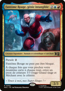 Fantôme Rouge, génie intangible