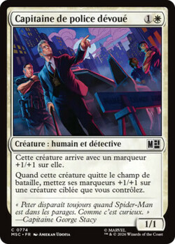 Capitaine de police dévoué