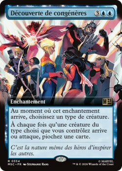 Découverte de congénères
