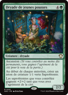 Dryade de jeunes pousses