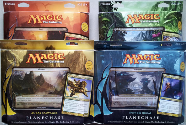 PLANECHASE 2012 - les 4 coffrets VF