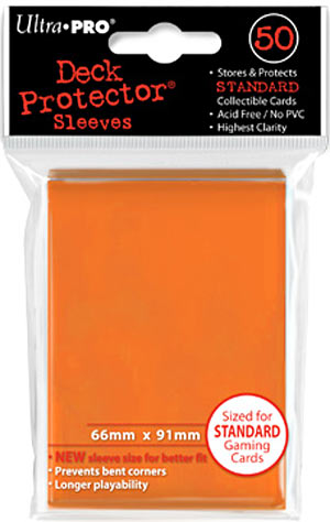 Ultra-Pro "Orange" -Nouveau format- x50
