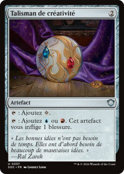 Talisman de créativité