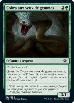 Cobra aux yeux de gemmes