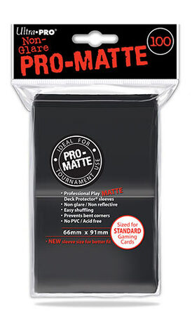 Ultra-Pro  Matte Black -Nouveau format- x100