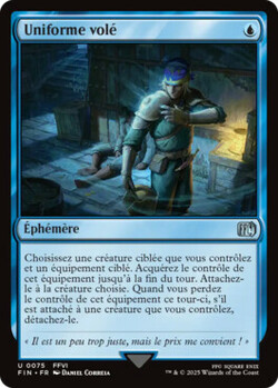Uniforme volé