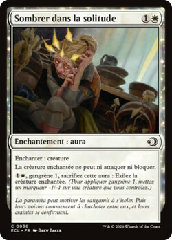 Sombrer dans la solitude