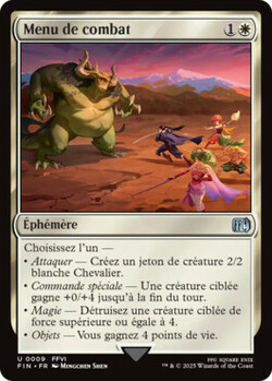 Menu de combat