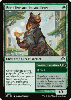 Première année studieuse