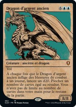 Dragon d'argent ancien