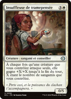 Insuffleuse de tramepensée