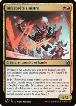 Interprète sinistre