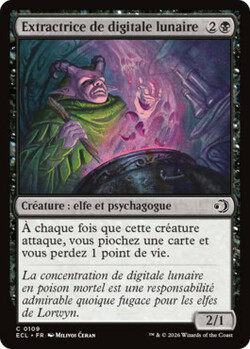 Extractrice de digitale lunaire