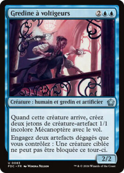 Gredine à voltigeurs