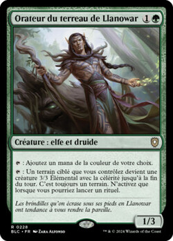 Orateur du terreau de Llanowar