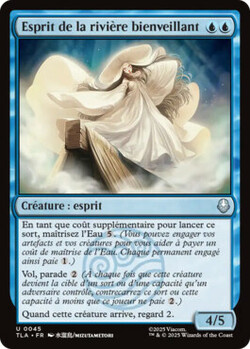 Esprit de la rivière bienveillant