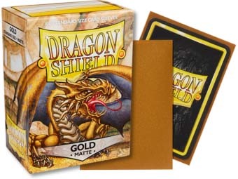 Dragon Shield -  Matte Gold 100