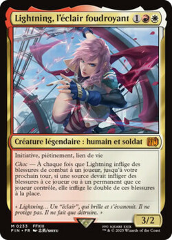 Lightning, l'éclair foudroyant