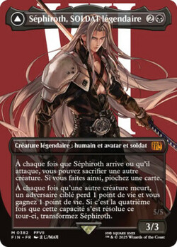 Séphiroth, SOLDAT légendaire