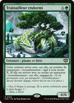 Traînailleur endormi