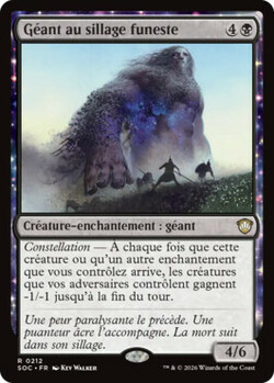 Géant au sillage funeste