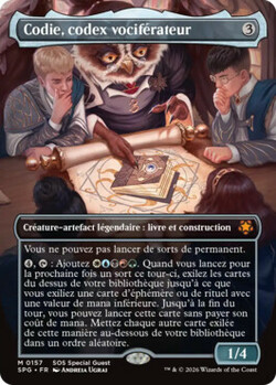 Codie, codex vociférateur