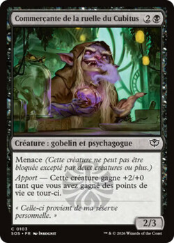 Commerçante de la ruelle du Cubitus