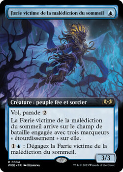 Faerie victime de la malédiction du sommeil