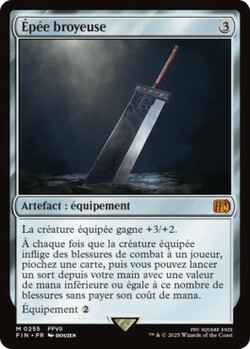 Épée broyeuse