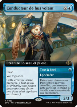 Conducteur de bus volant