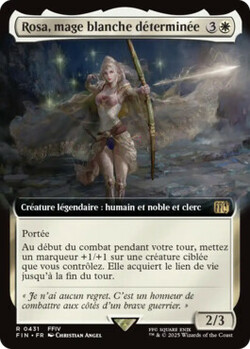 Rosa, mage blanche déterminée