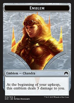 Emblem : Chandra, Roaring Flame