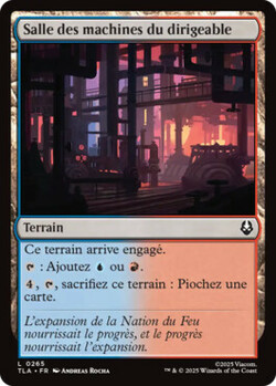 Salle des machines du dirigeable