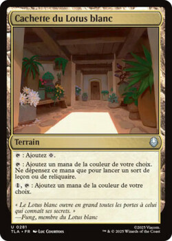 Cachette du Lotus blanc