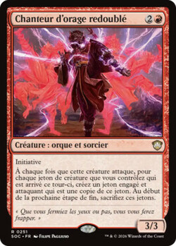 Chanteur d'orage redoublé