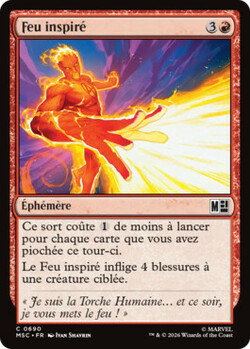 Feu inspiré