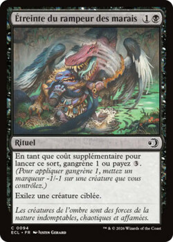 Étreinte du rampeur des marais