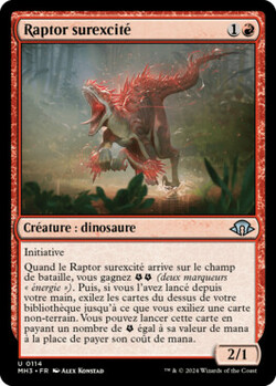 Raptor surexcité