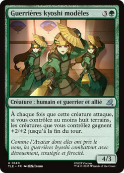 Guerrières kyoshi modèles