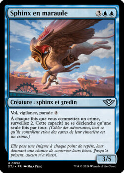 Sphinx en maraude