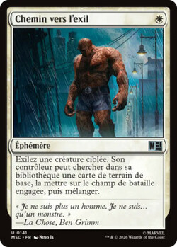 Chemin vers l'exil