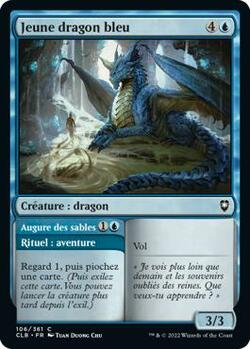 Jeune dragon bleu