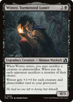 Winter, Tormented Loner
