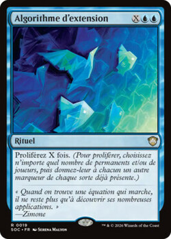 Algorithme d'extension